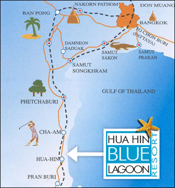 Blue Lagoon Location Map